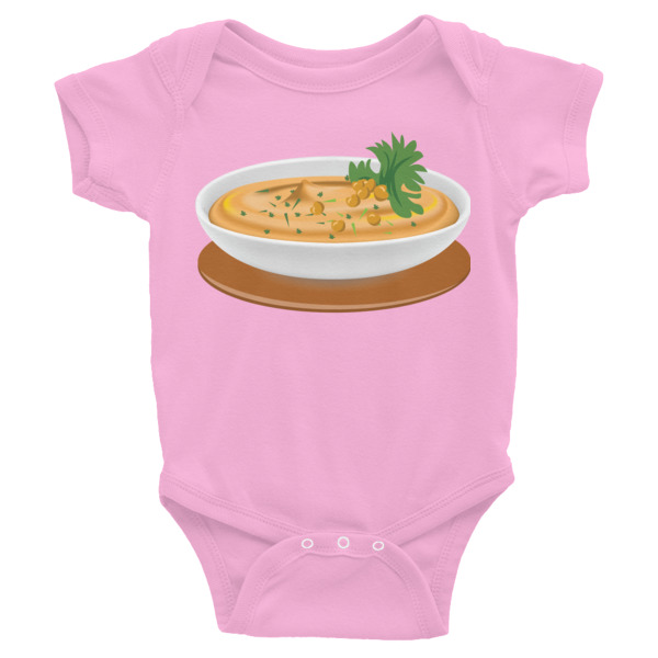 Hummus Emoji Infant Bodysuit – We Want A Hummus Emoji