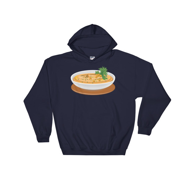 Hummus Emoji Hooded Sweatshirt – We Want A Hummus Emoji